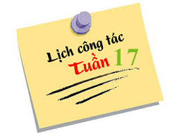 lich cong tac tuan